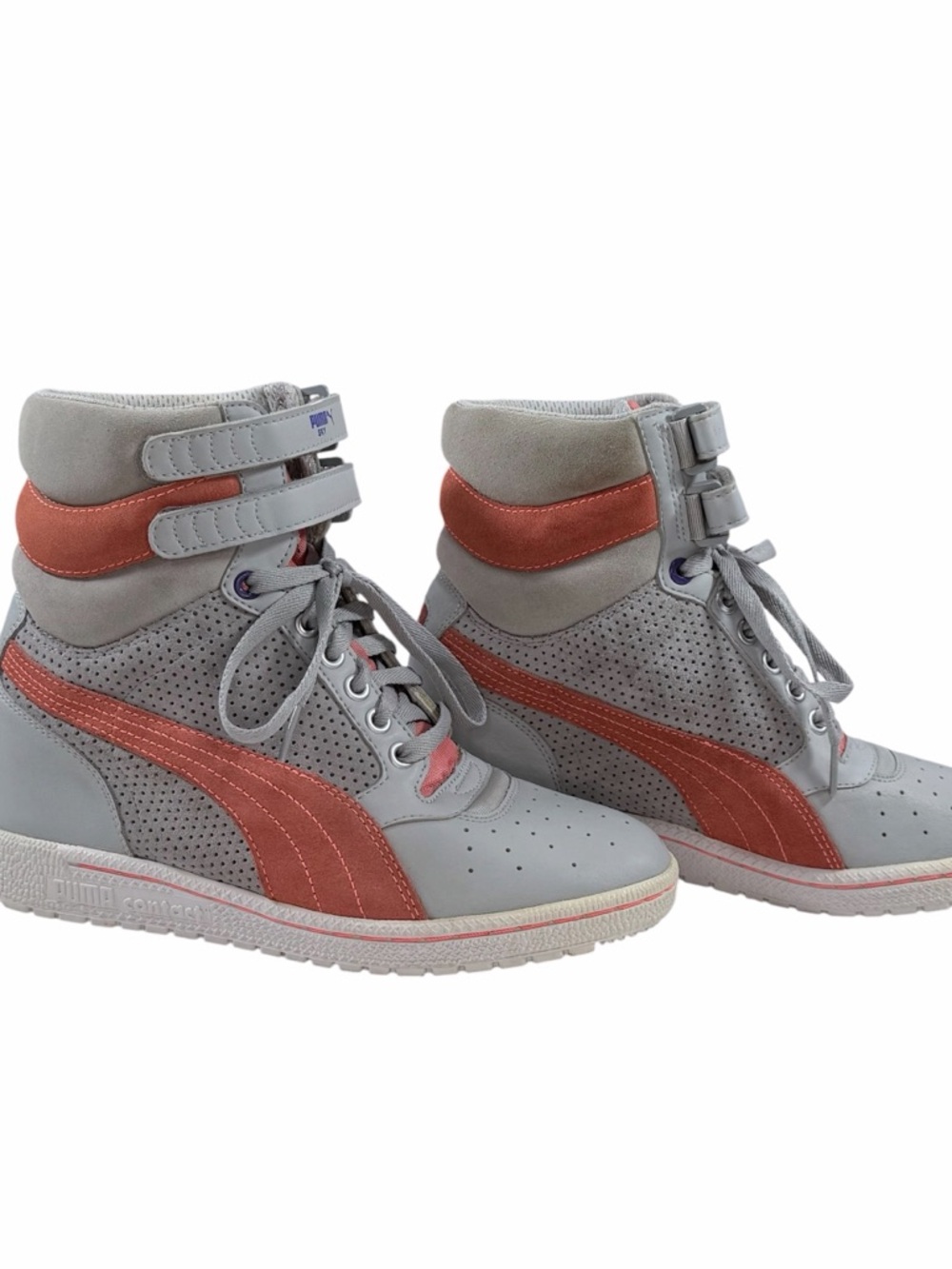 Puma Sky Wedge High Tops Sneakers Size 8 Women’s - Picture 4 of 14